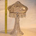 Antique table lamp 2 glass art repaired by Michael Bokrosh
