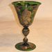 Murano ceremonial cup glass art repaired by Michael Bokrosh
