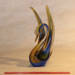 Murano swan glass art repaired by Michael Bokrosh
