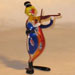 Murano violin colored clown glass art repaired by Michael Bokrosh