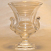 Steuben crystal handle vase glass art repaired by Michael Bokrosh
